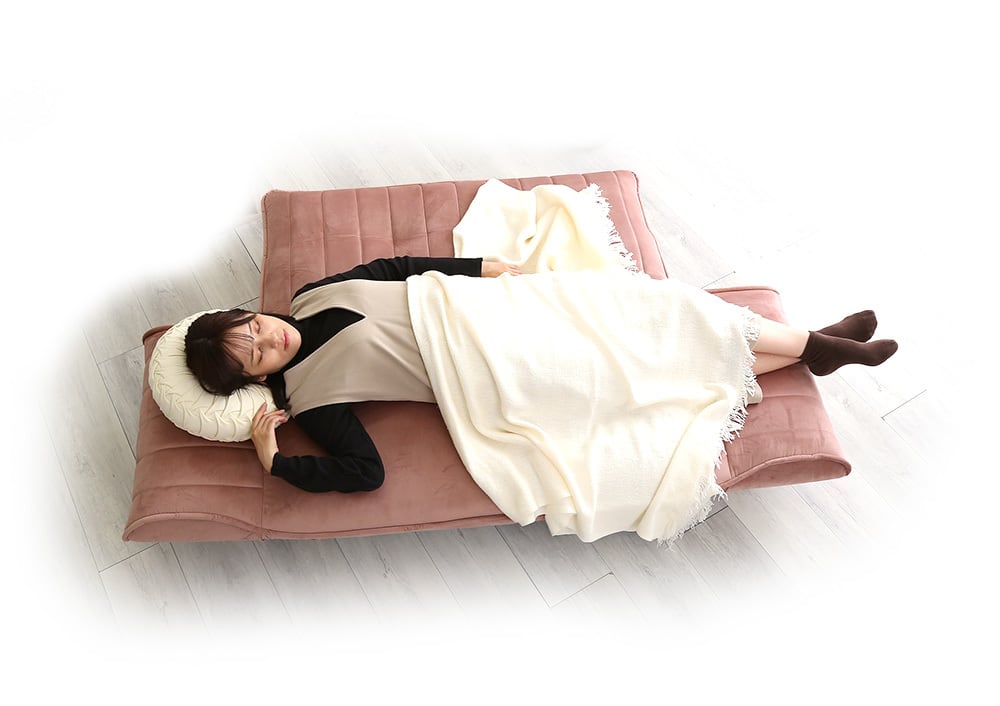 全5色】大人かわいい14段階リクライニングベロアカウチソファ(2人掛け