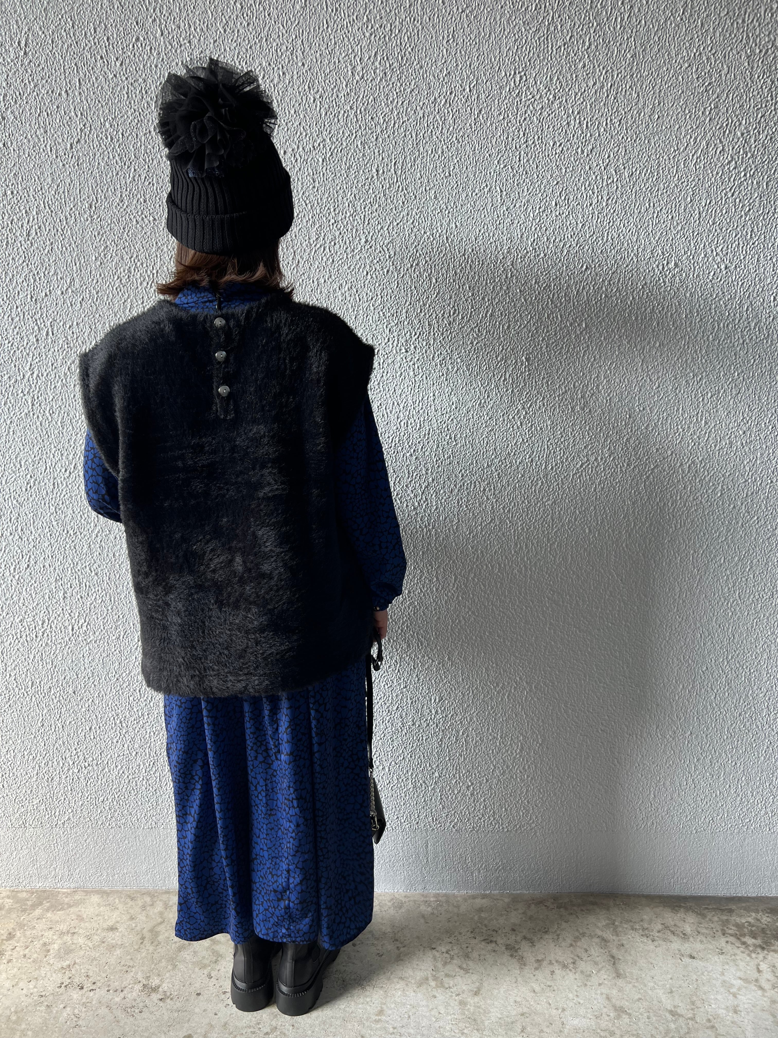 【DOS DIOSAS】ハートプリントシャーリングワンピース SD8605