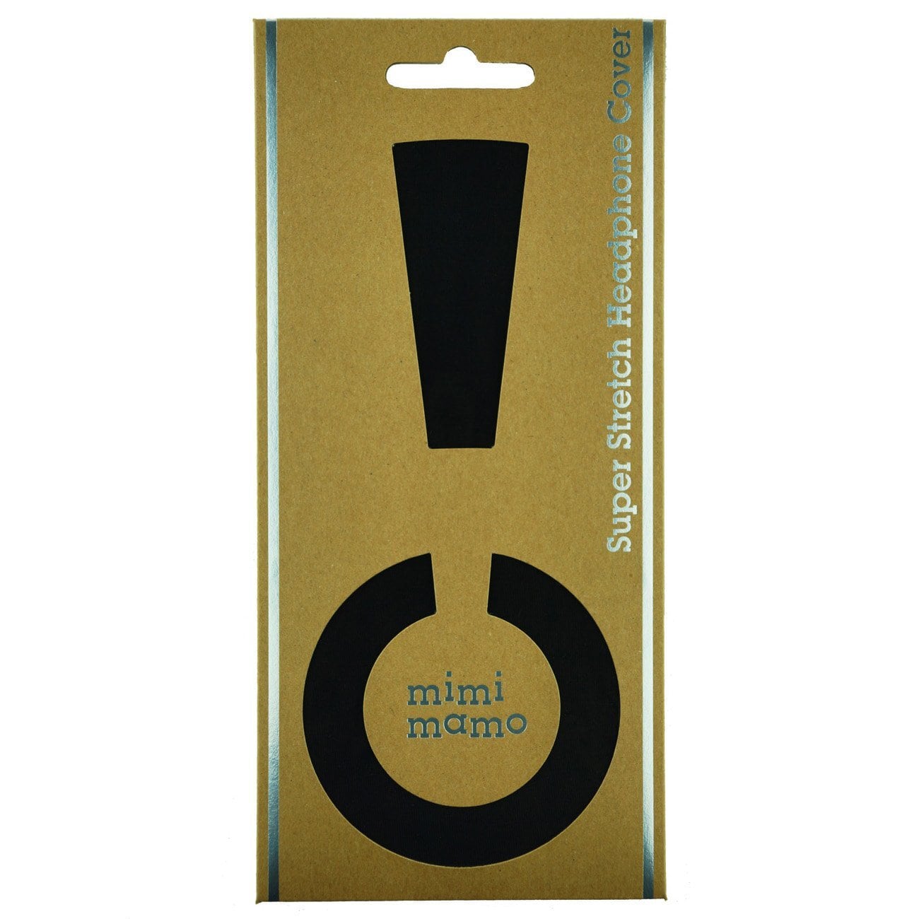mimimamo (ミミマモ) スーパーストレッチヘッドホンカバー L (黒) ※各