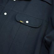 70's LEE custom short length tracker jacket navy