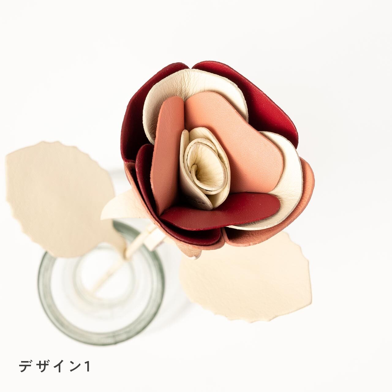 革の一輪花（バラ） | Pay ID