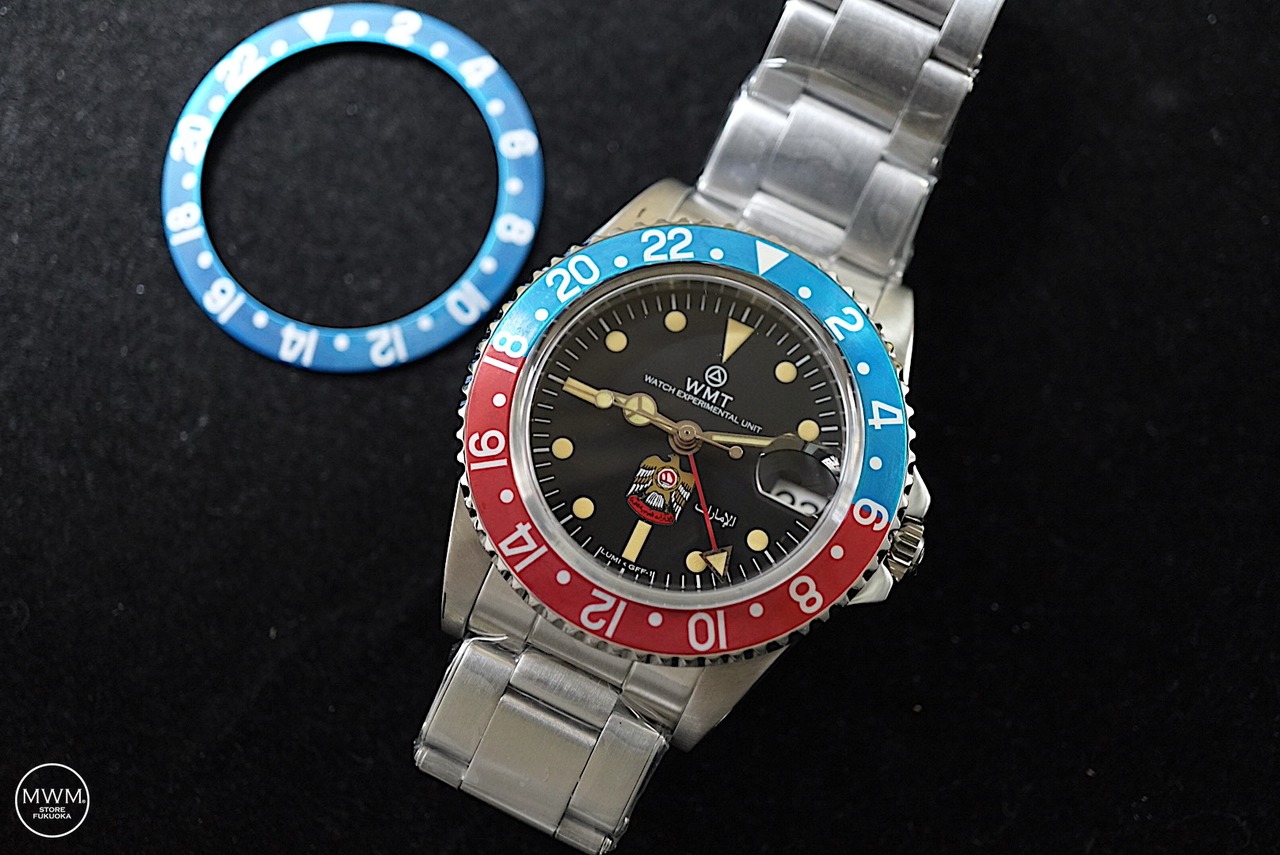 WMT Sanford MKII– Interchangeable Bezel / UAE Falcon / Aged Edition