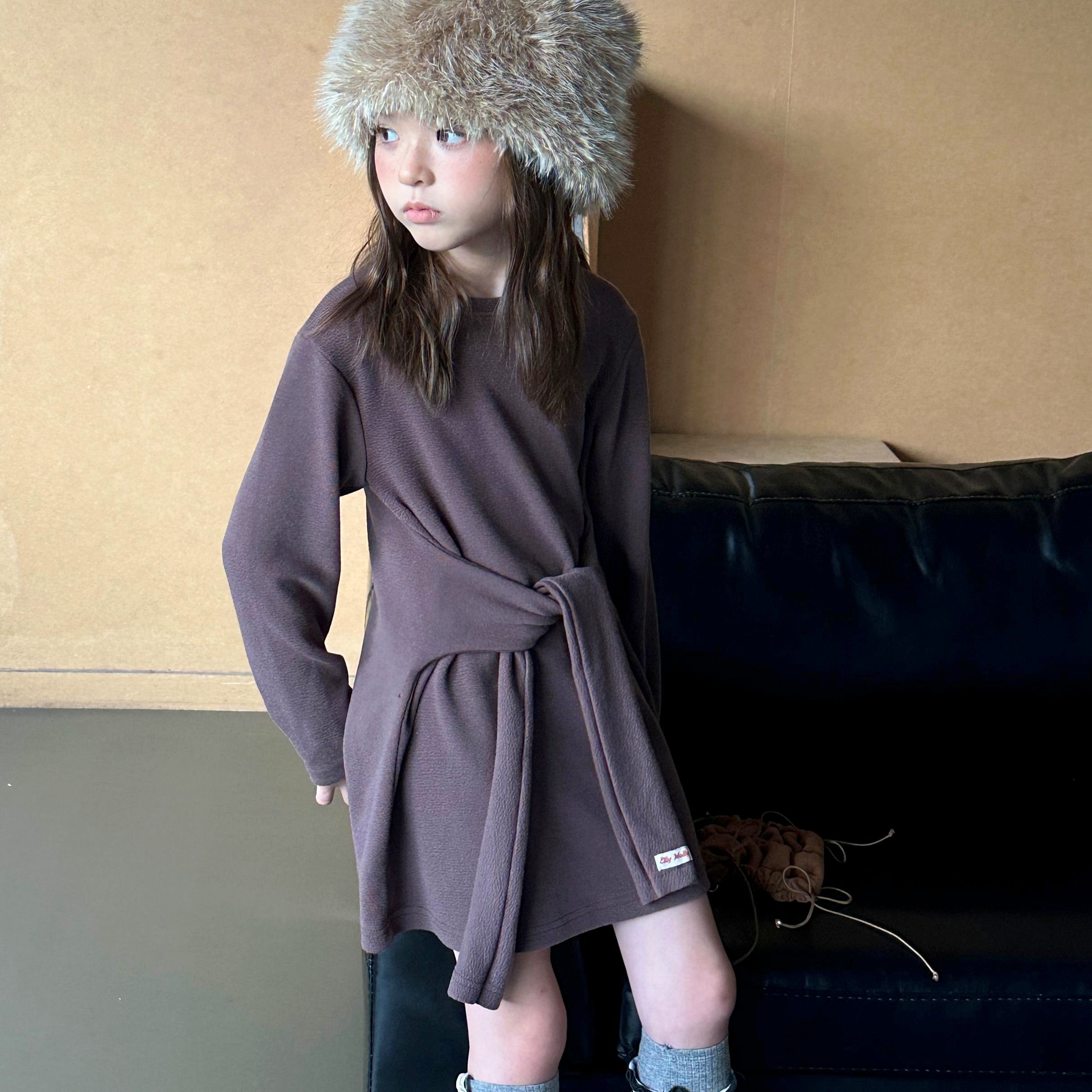 «sold out»«ジュニアサイズあり»«elly molly» レイヤードワンピース 2colors