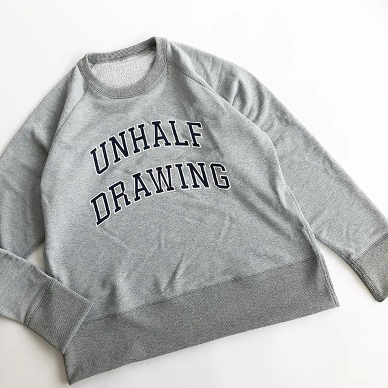 UNHALF DRAWING × 海千山千會 / SWEAT LONG SLEEVE / 立沢トオル / スウェット / グレー