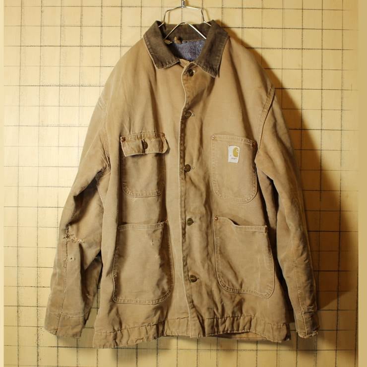 【希少】Carhartt ダックジャケット ダメージ USA製