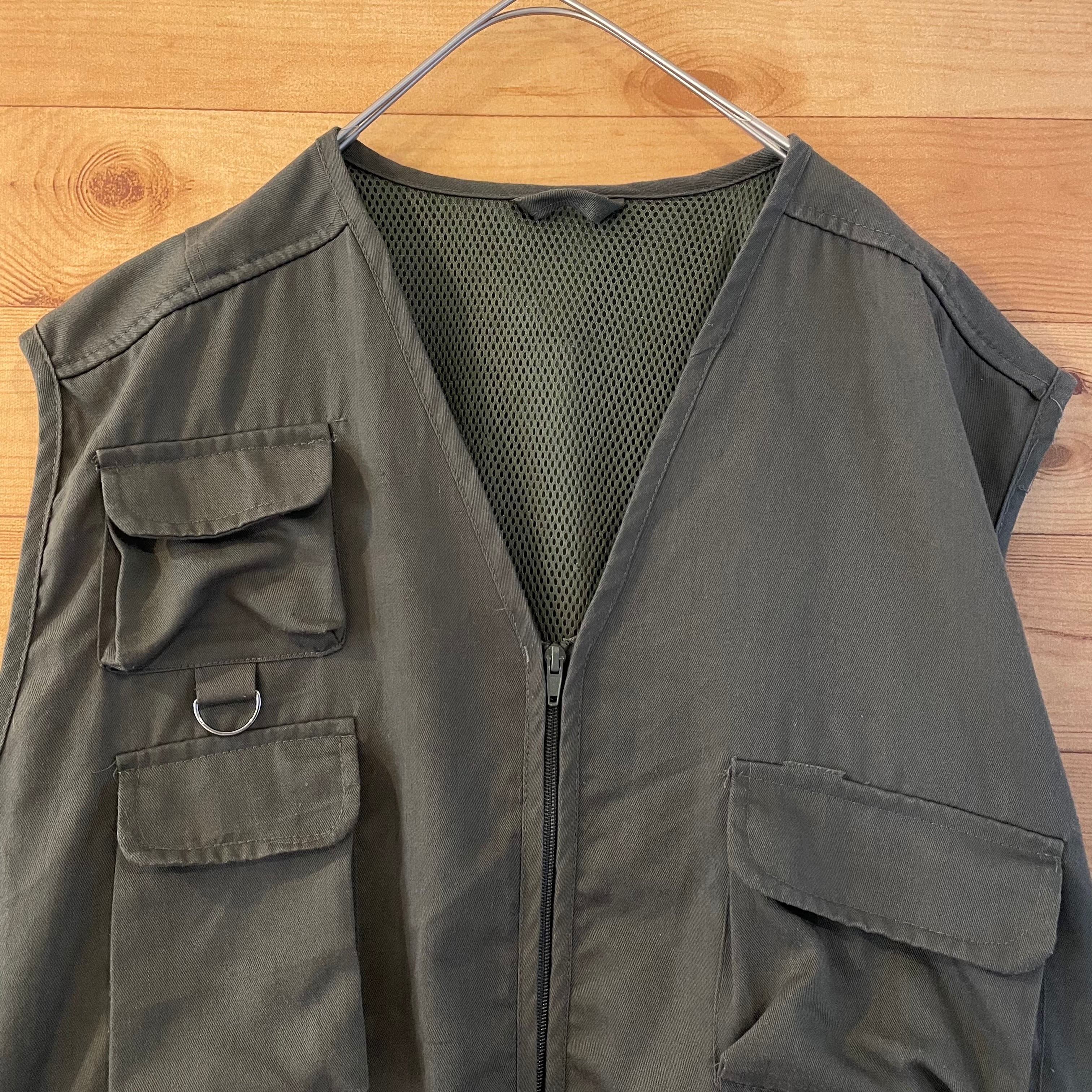 us army navyミリタリージャケット　フィッシングベスト　vintage