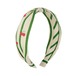 H2539G:Cherry Kiss Stripy Headband-GREEN