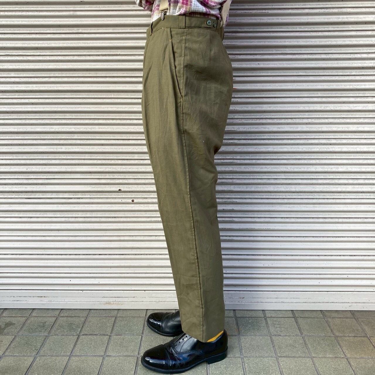 ユーロ スラックス ヨーロッパ vintage 70's 80's ヴィンテージ ユーロ古着 70s〜80s ヴィンテージ スラックス ネイビー ビンテージ