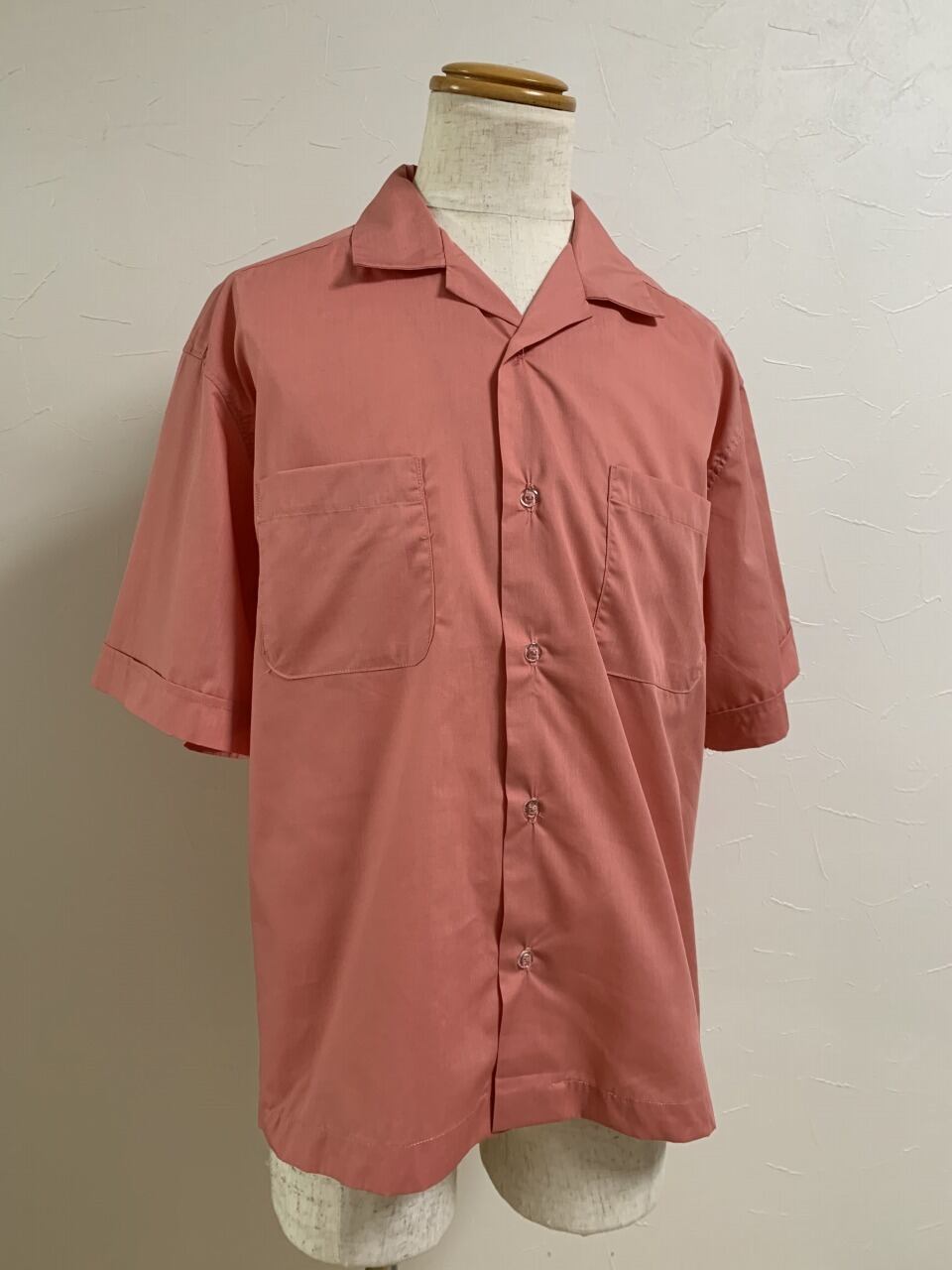 1980's Open Collar Short Sleeve Shirt