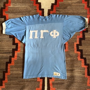 1970s RUSSELL Football Tee M Made in USA F701