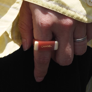 01s A/W CHANEL Square Ring