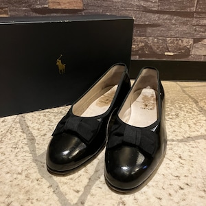 RALPH LAUREN ENAMEL OPERA PUMPS