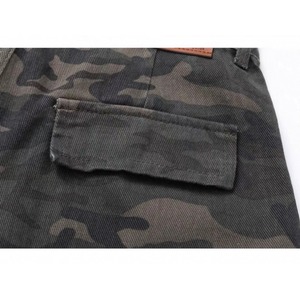 Camouflage wide leg cargo pants 0406