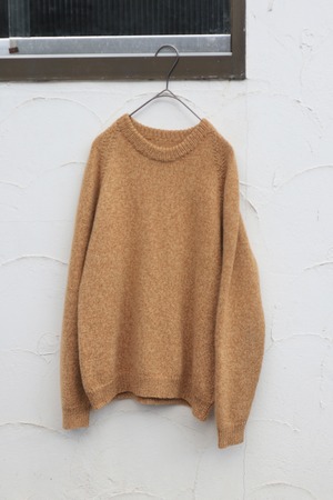 melange hand-knit like sweater