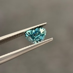 カラーチェンジジルコン 7.2x5.9mm, 1.52ct, ミャンマー産