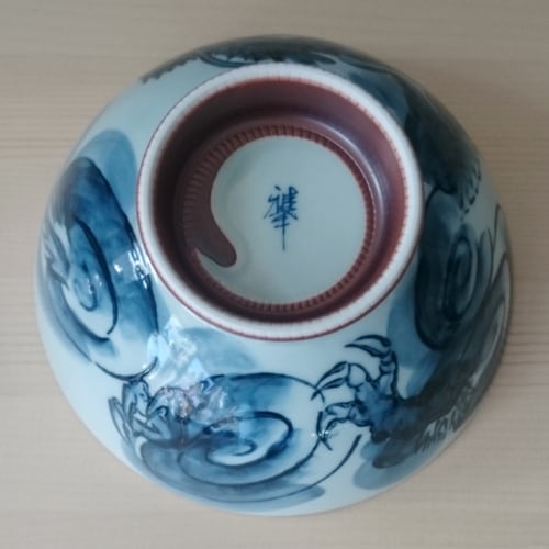 有田焼 男の茶碗 龍絵 4.5茶付 | MARUFUKU utsuwanohana