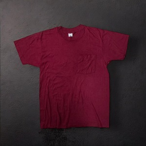80s Pocket TEE FRUIT OF THE LOOM  耳付き ポケットTシャツ 無地