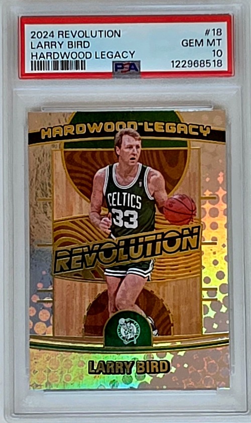 Larry Bird 2024 Revolution Hardwood Legacy PSA 10