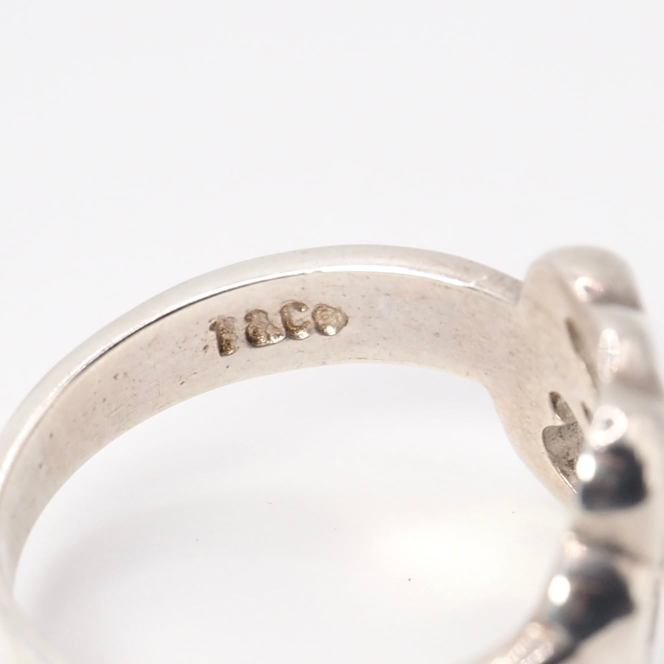 Tiffany&Co. 約13号 トリプルハート リング シルバー925 ティファニー