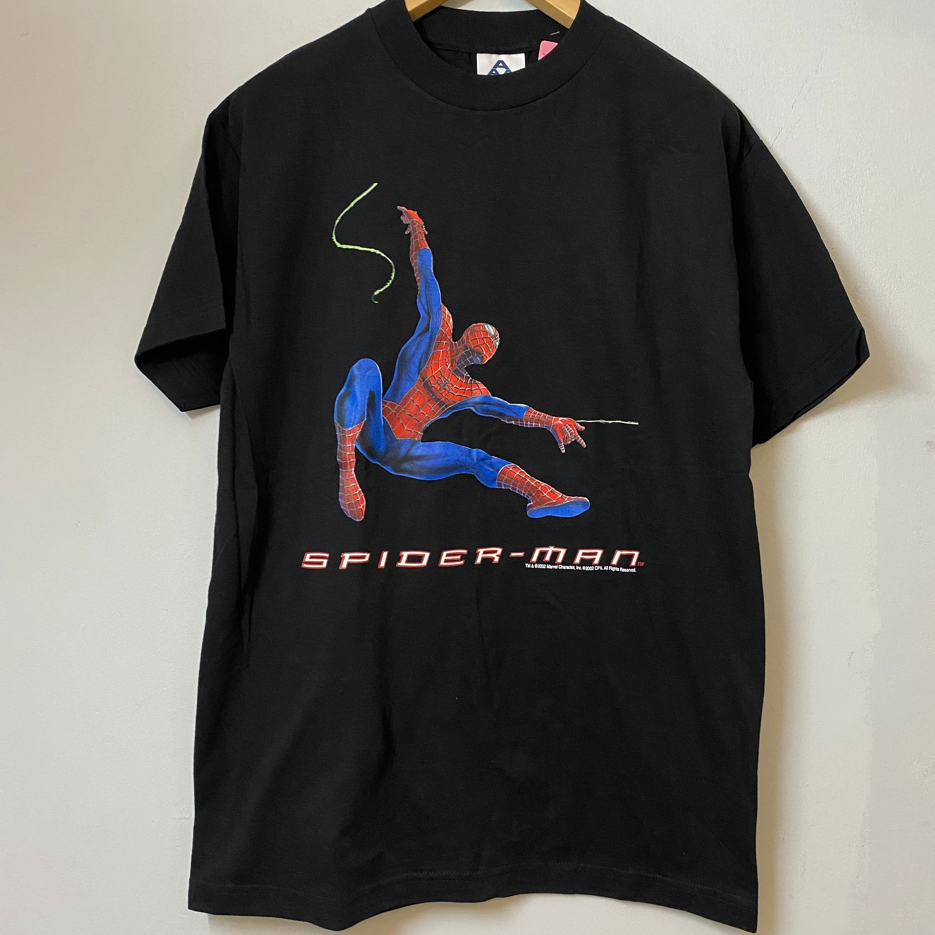 02s 2002 スパイダーマン トビーマグワイア ビンテージ 映画 Tシャツ