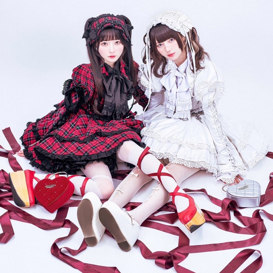 地雷系アイドル スカート チェーン付き レース ゴシック ライブ衣装 ステージ衣装 イベント