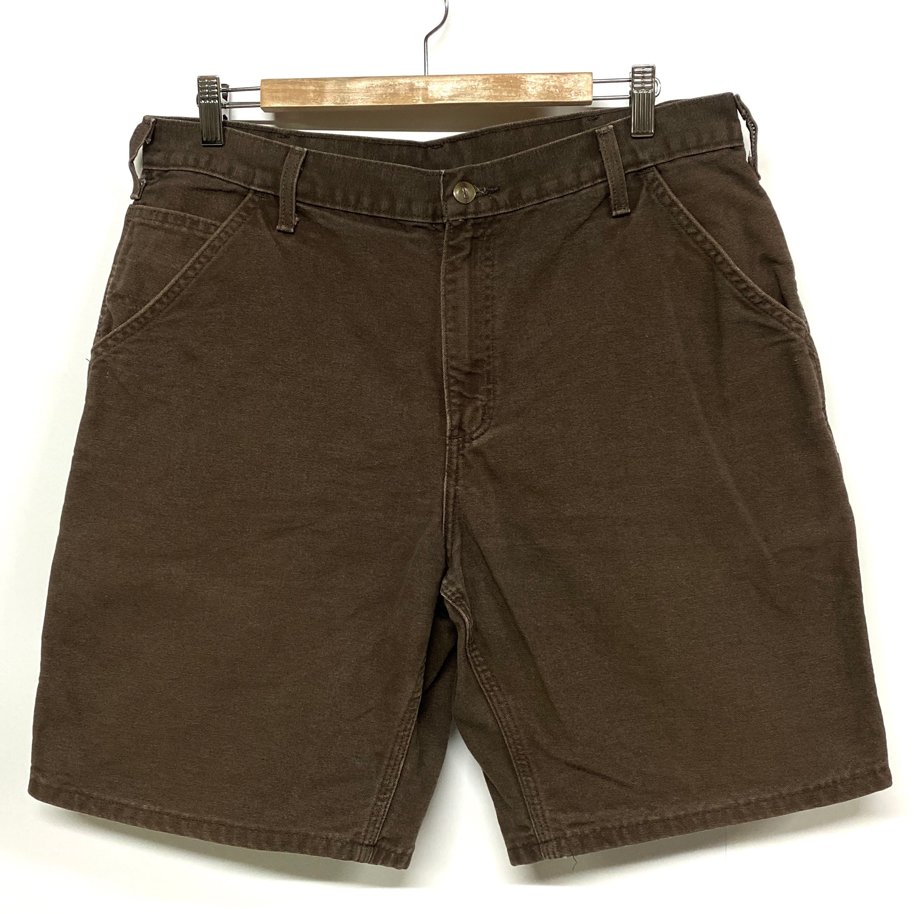 古着 カーハート Carhartt ダック地 ワークショーツ ショートパンツ メンズw35相当/eaa640675 Carhartt カーハート ダック地ワークショートパンツ ショーツ メンズ