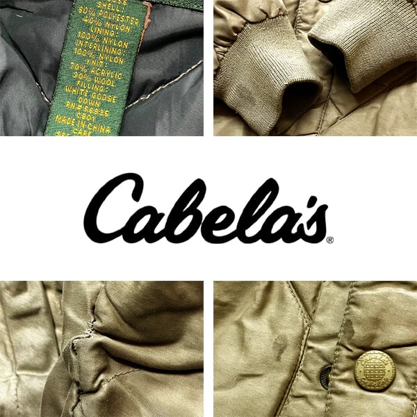 1点物◇カベラスCABELA'Sアウトドアダウンジャケット古着メンズ 1点物◇カベラスCABELA'Sアウトドアダウンジャケット古着メンズ