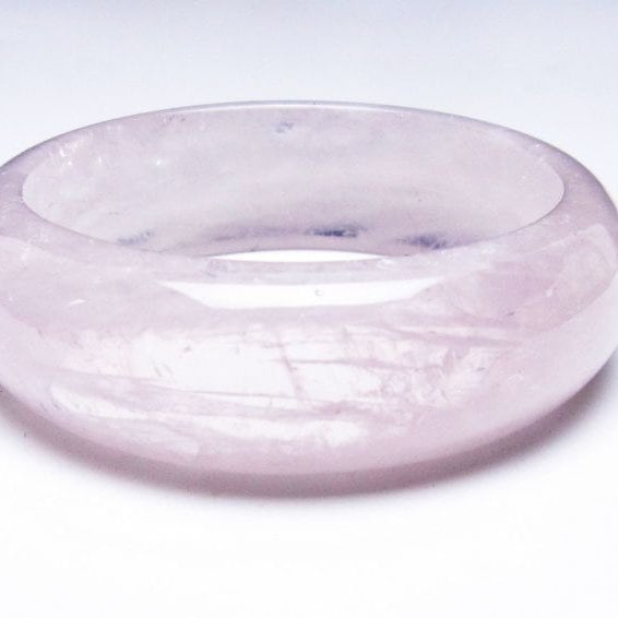 ローズクォーツ バングル 一点物 メール便可 [M便 1/10] 111-37044