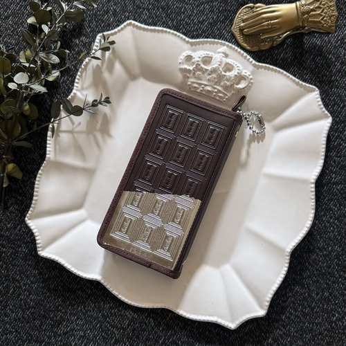 革のビターチョコ・アクスタケース (銀の包み紙)