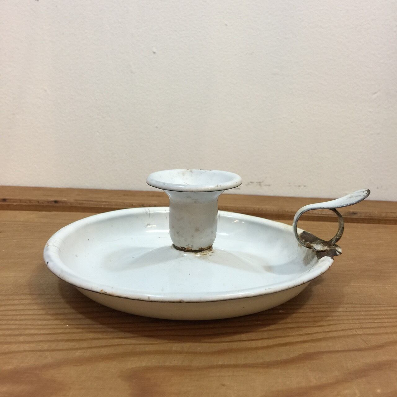 アンティーク ホーロー キャンドル 3個セット フランス アンティーク