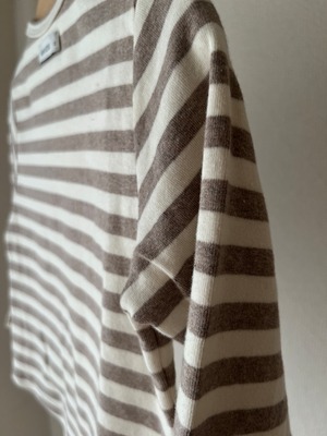 【 即納 】mango stripe round T / minirobe