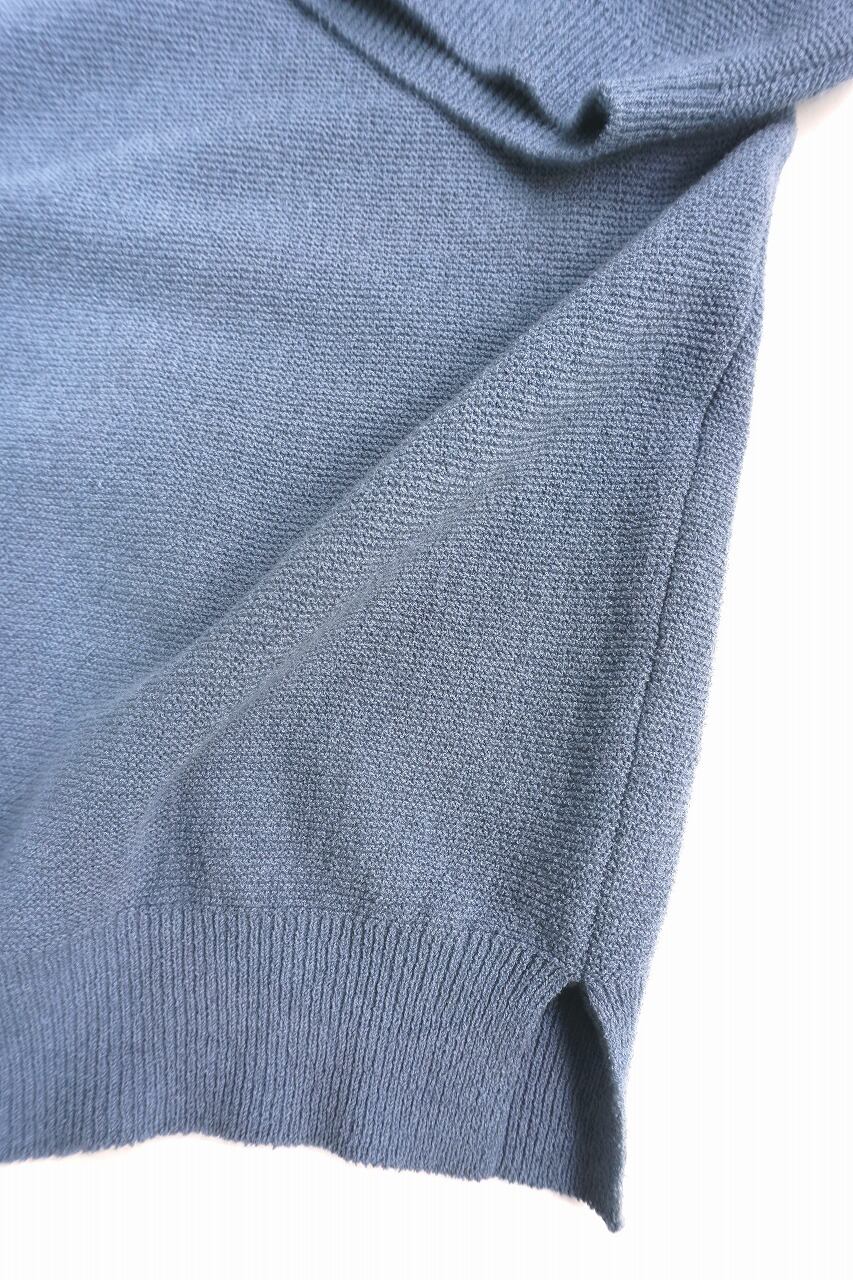 Boucle Garter Knitted Polo
