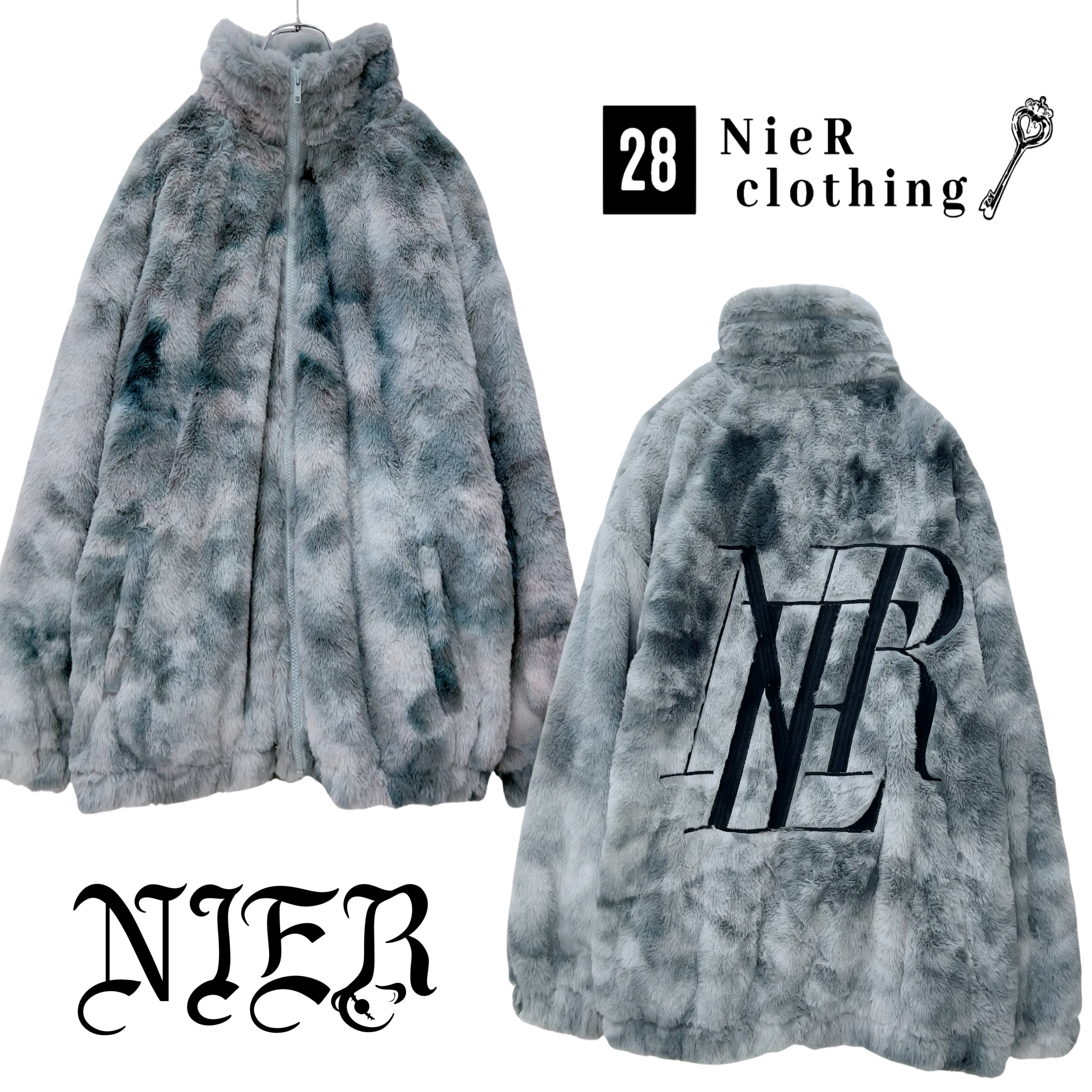 防寒中綿入りキルティングハイネックファーコート | NIER CLOTHING powered by BASE