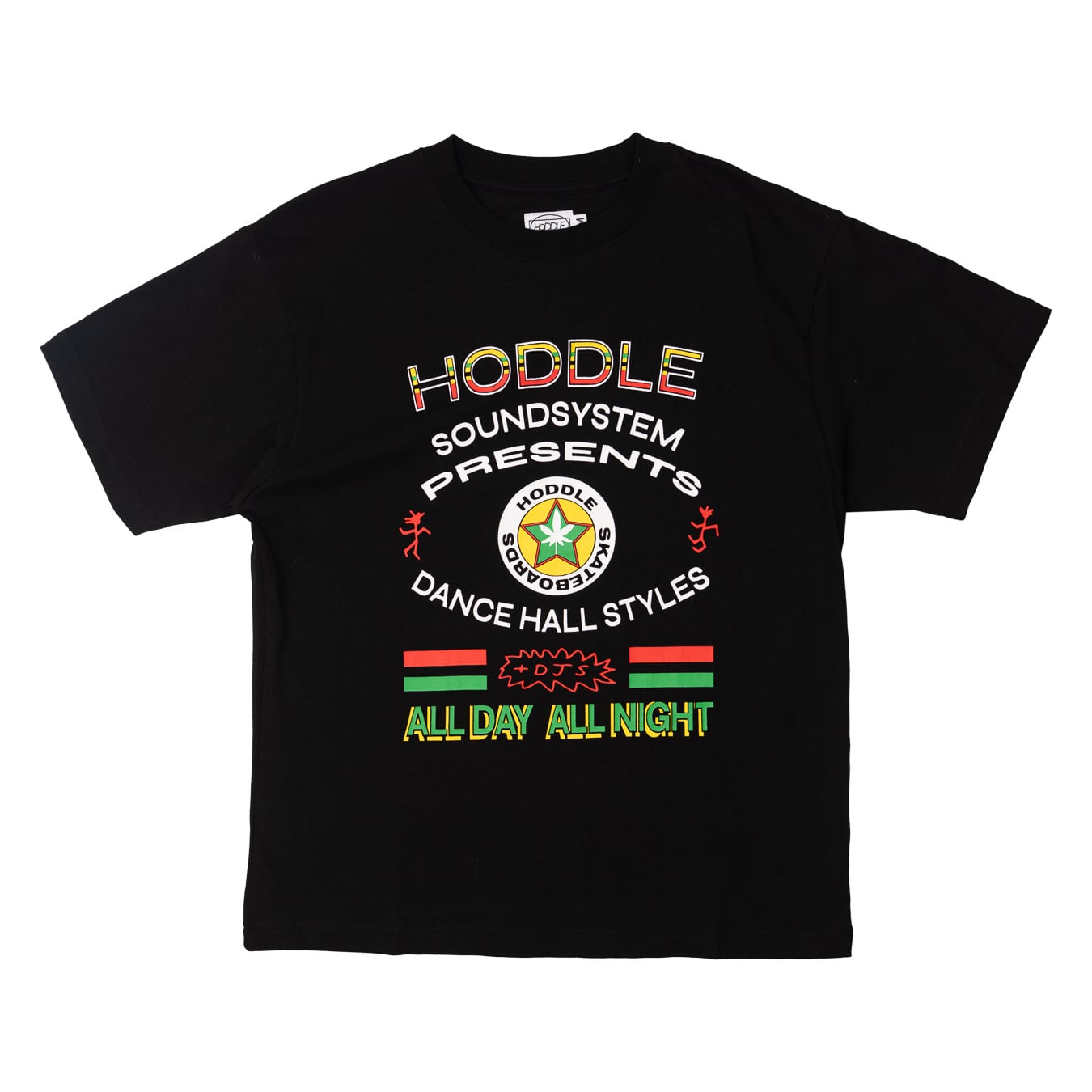 Hoddle|Sound System Tee -Black- "送料¥200"