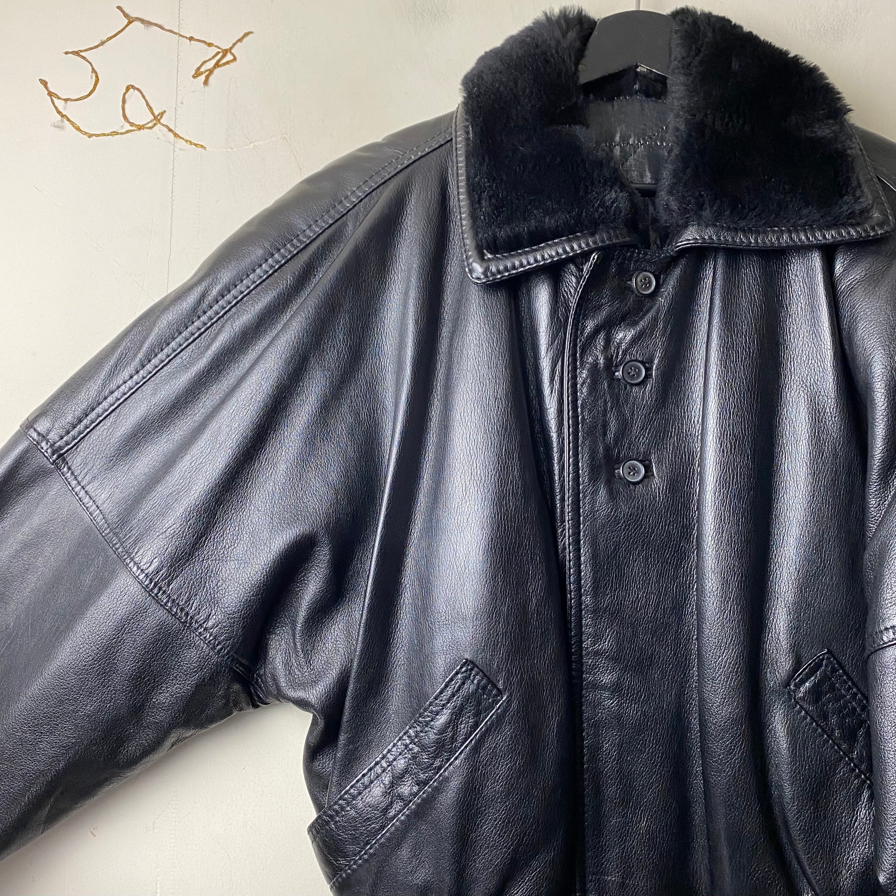 vintage GIANNI VERSACE leather bomber jacket | NOIR ONLINE
