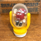 M&M's フィギュア チューブトッパー クリスマス レッド スノードーム カプセル ミールトイ MU-308