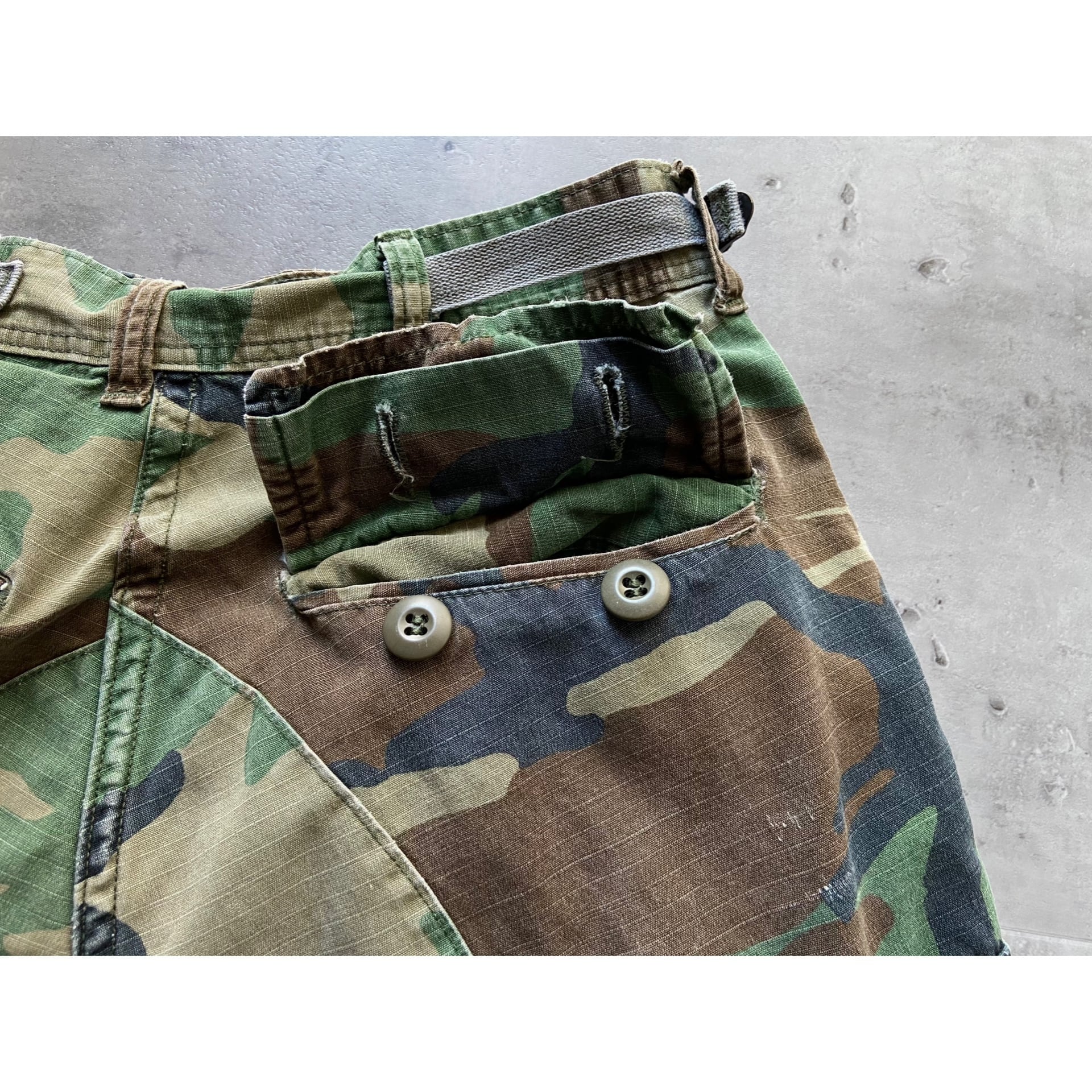 80s woodland camouflage pattern combat trousers “BDU” 米軍 ...