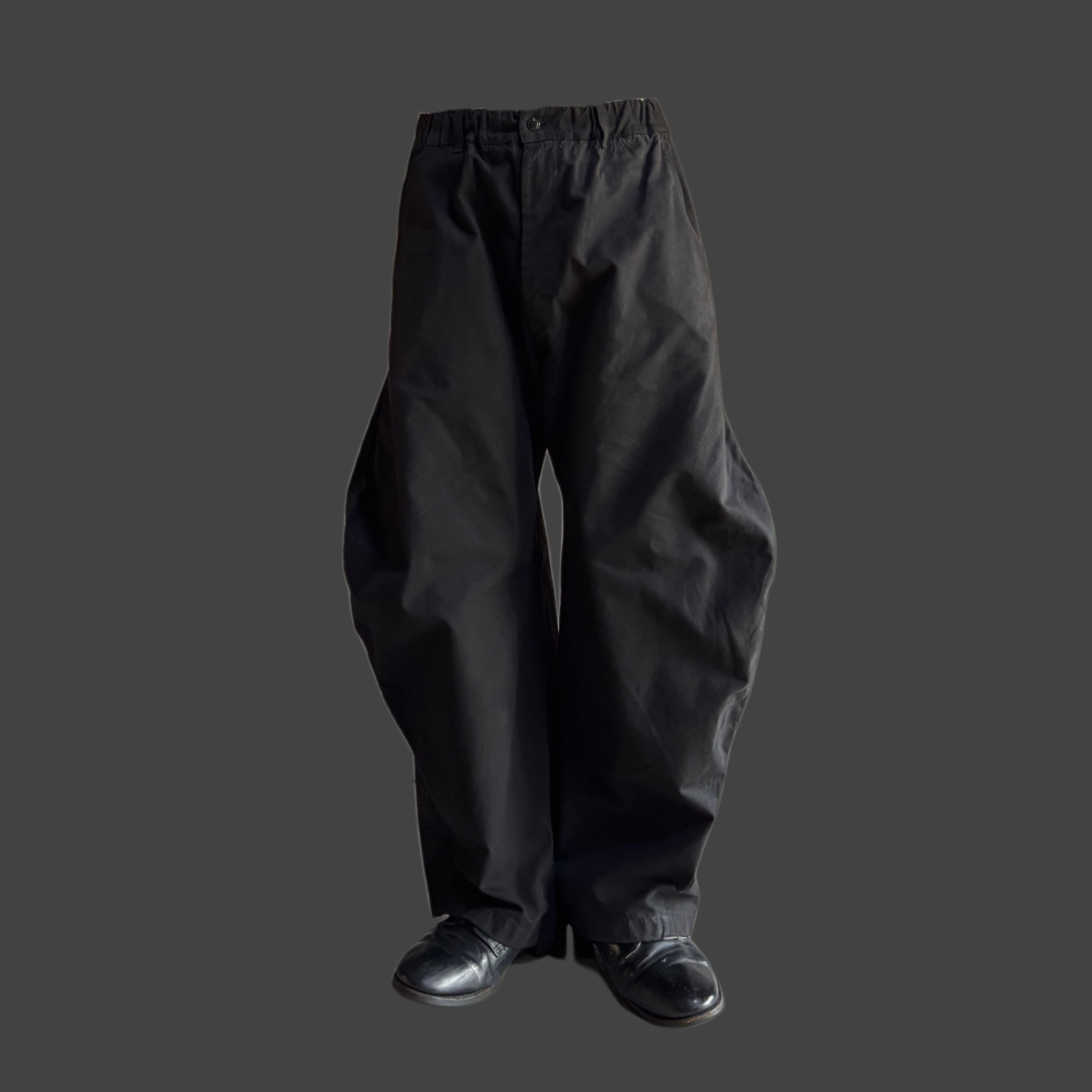 3D PANTS – BLACK COTTON