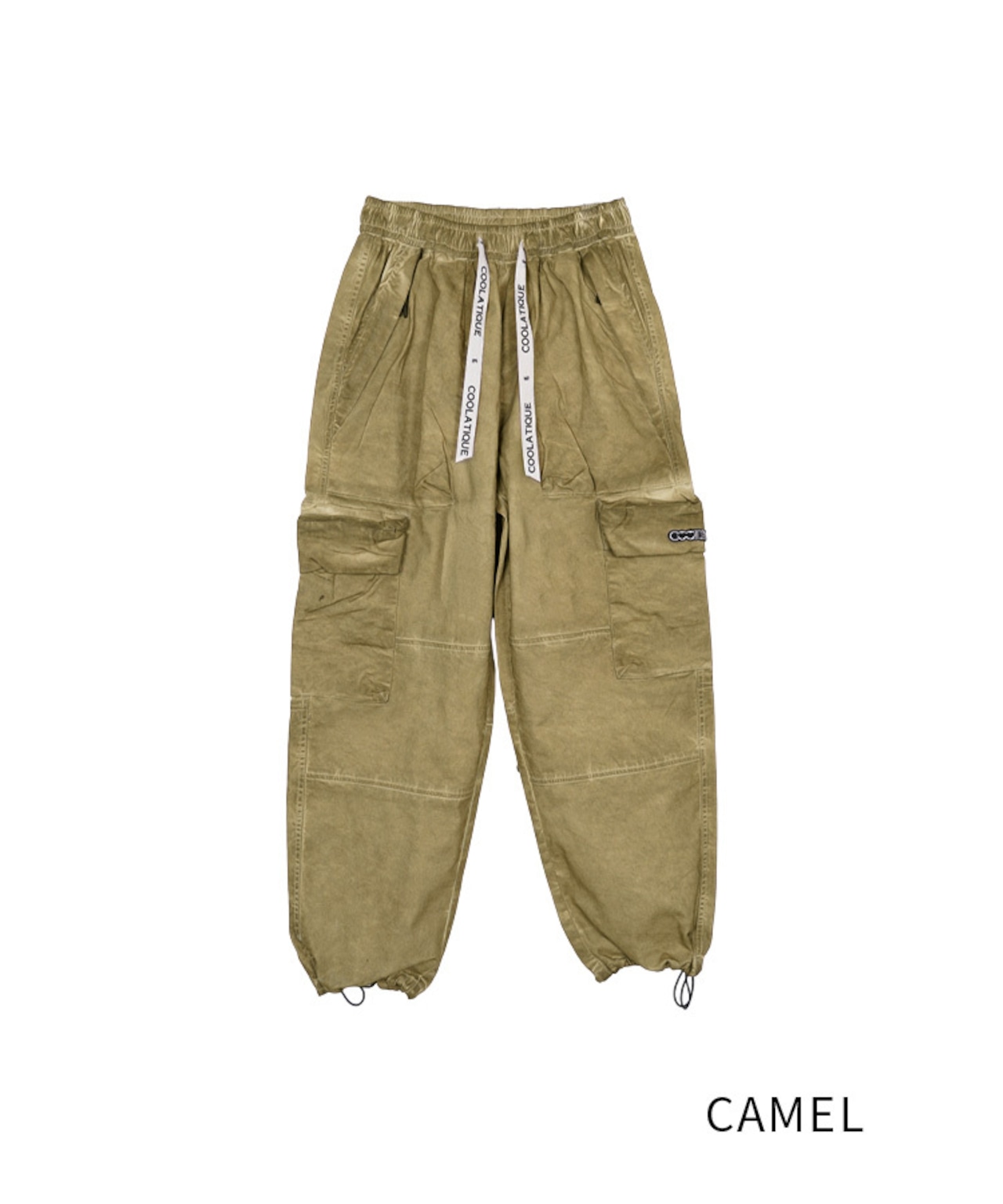 【直営限定ITEM】COOLAロゴヴィンテージワークパンツ (CAMEL) CQ-48052H