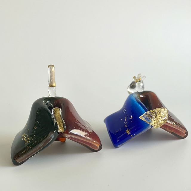 可児友紀　夜桜（黒台付）【箱付き・ラッピング・熨斗無料】