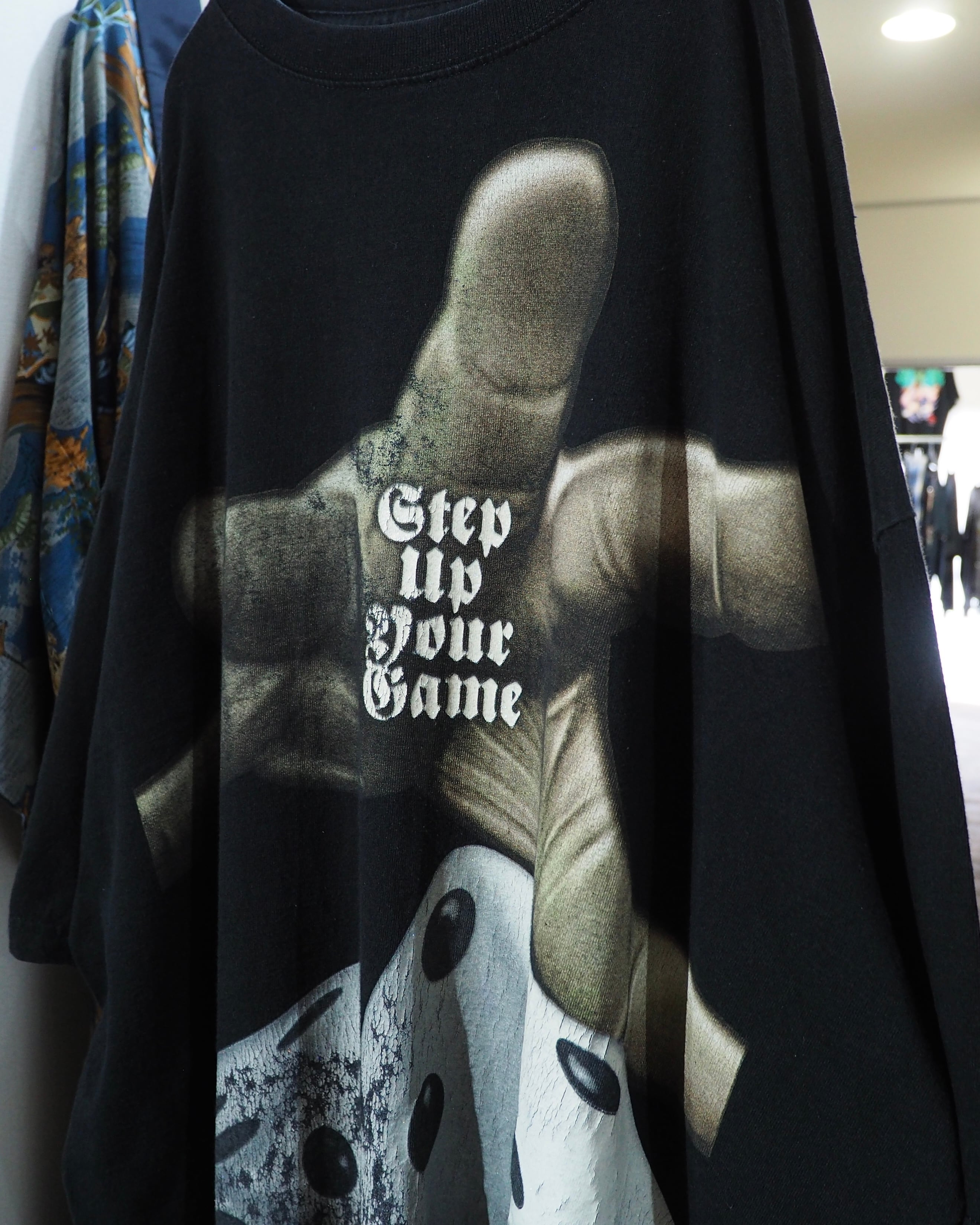 ” Craps - Hand throwing the Dice ” Graphic printed Over silhouette Tee