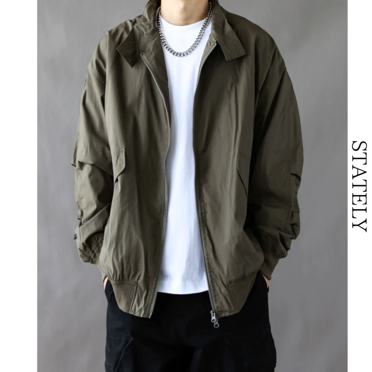 Double Zip オーバーシルエットジャケット/2color_O44・画像3