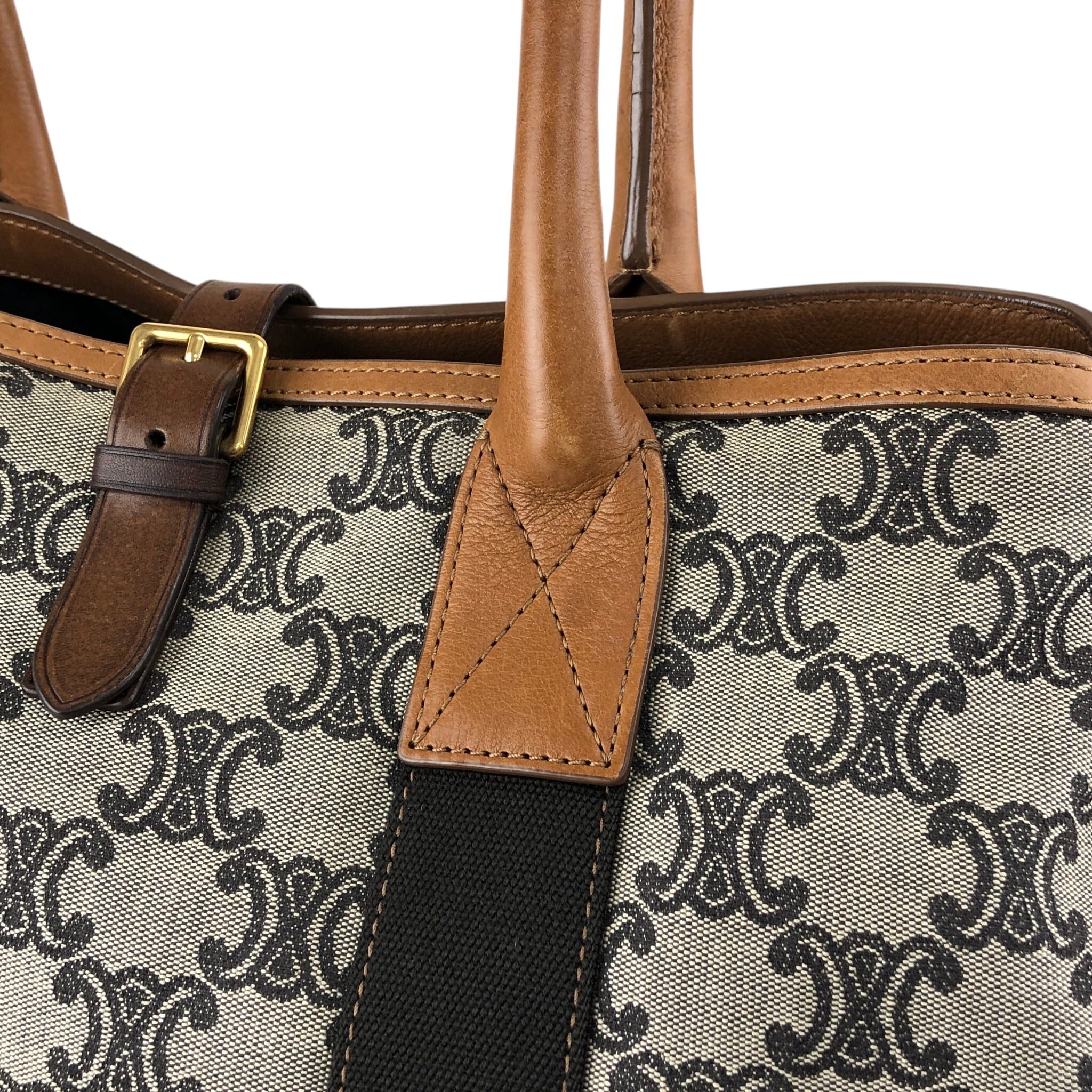 CELINE セリーヌ ビタースウィート Cマカダム ロゴプリント 馬車柄