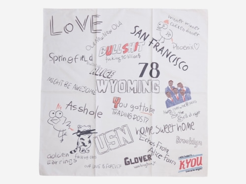 KYOU” “ESSENTIAL”02 Graphic Printed Scarf”