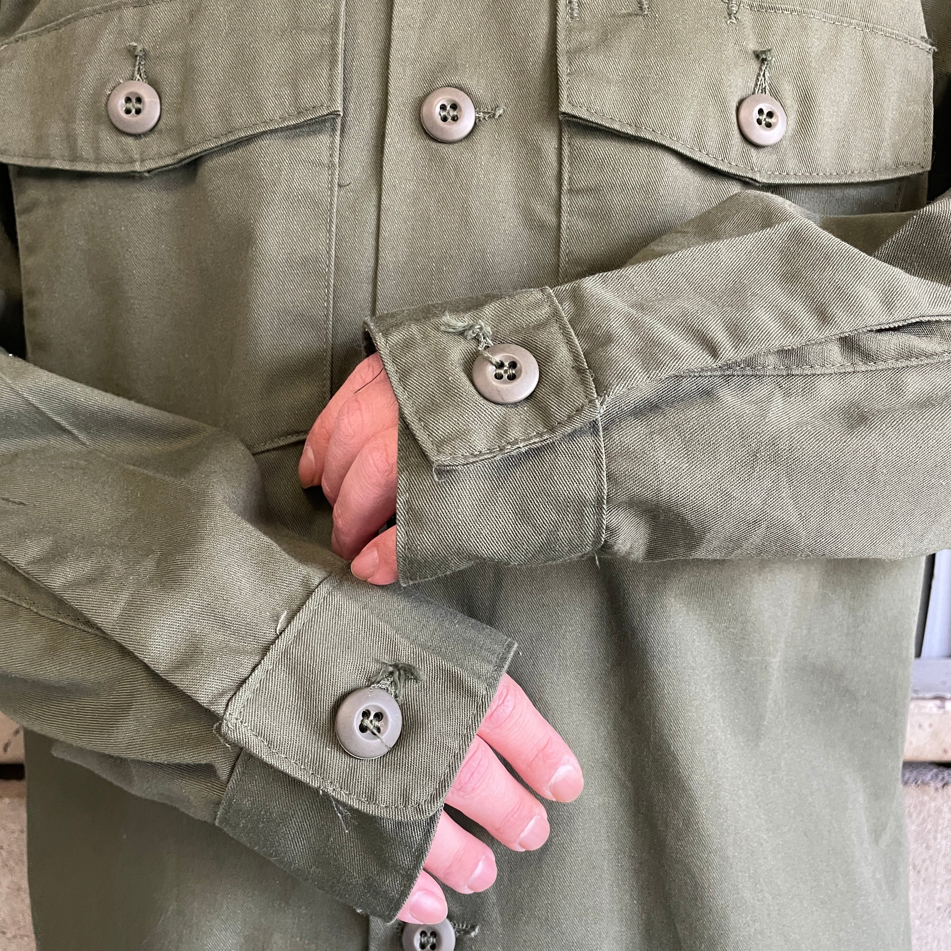 78年納品 70年代 米軍実品 ビンテージ U.S ユーティリティシャツ