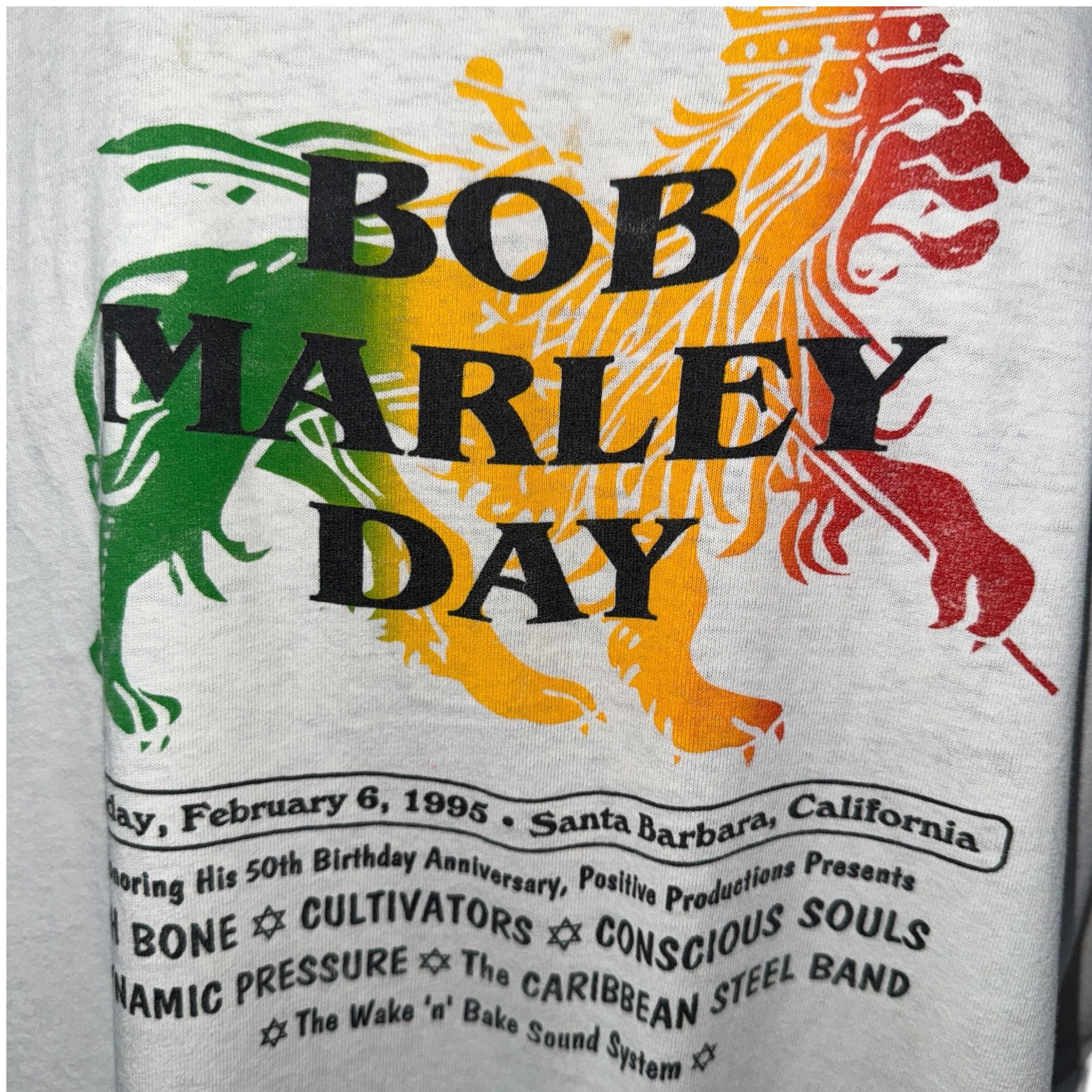 BOB MARLEY】ボブマーリー 50th Anniversary Vintage Tシャツ XL