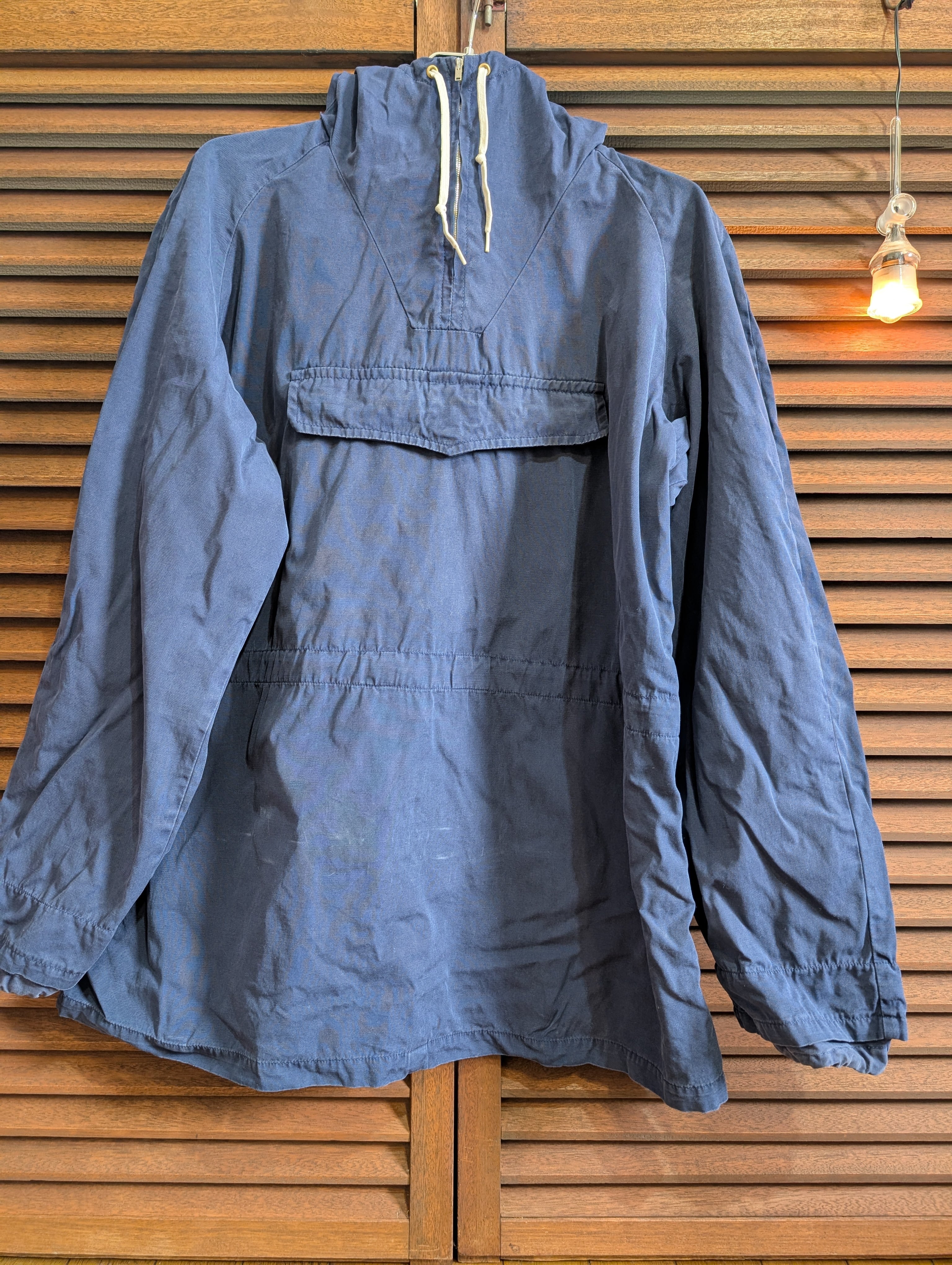 50s　Vargen　ユーロヴィンテージ　コットンアノラック　スウェーデン製 50-60s Sweden Vargen Cotton Anorak parka Navy GUSUM Zipper | P and