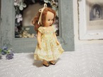 ブルーアイ　イエロー花柄ワンピース「Nancy Ann Story Book Doll」 画像9