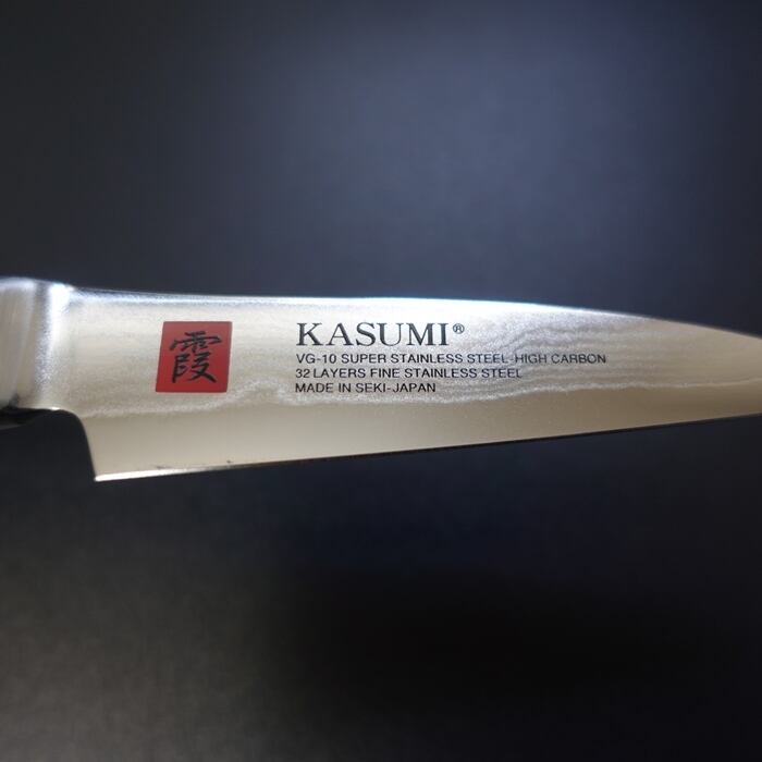霞 KASUMI 包丁フルーツナイフ ダマスカス 80mm VG10 スミカマ