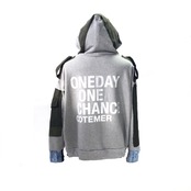 Remake Hoodie denim×Military【hoodie03】